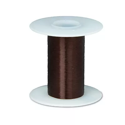 43 AWG Gauge Plain Enamel Copper Magnet Wire 4 Oz 16523' 0.0024  105C Brown • $30.19