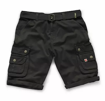 £23.95 • Buy Scruffs Vintage Cargo Cotton Trade Shorts Black (Various Sizes) Men's Work