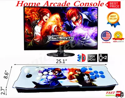 2024 WiFi Pandora's Box 10000 Retro Video Game Double Stick Home Arcade Console • $104.48