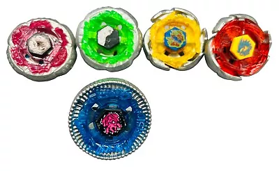 Lot Of 5 Metal Beyblades - Preowned - No Launcher Included - View Images  • $39.95