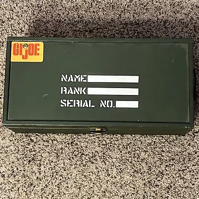 1964 GI Joe Foot Locker With Accessories Tray And Original Paper And Decal • $20