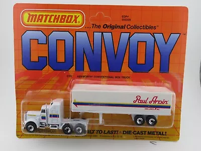 Matchbox Convoy CY9 Kenworth Paul Arpin Van Lines Box Die-Cast Truck 1983 NEW • $9.99