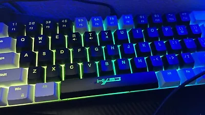 HXSJ RGB Lighting Gaming Keyboard With 5+ Colours • £10