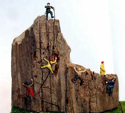 £18.06 • Buy 6 Rock Climbers People A104p PAINTED N Gauge Scale Langley Models People Figures