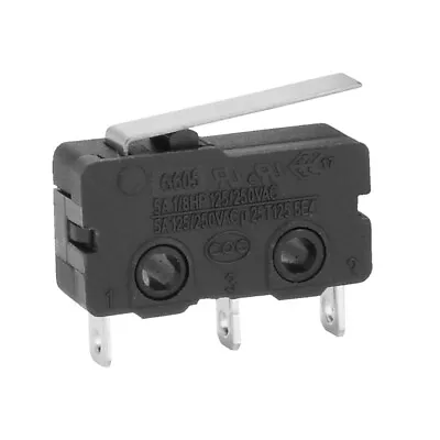 10 Pcs AC 250V 5A SPDT 1NO 1NC Short Straight Hinge Lever Mini Micro Switch • $8.49