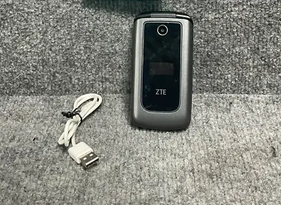 ZTE Metro PCS Flip Cell Phone Total Storage 766 MB In Black Color • $35