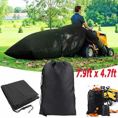 Lawn Tractor Leaf Bag Mower Catcher Riding Grass Sweeper Rubbish Bagger Outdoor • $23.90
