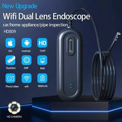 Visial Self-service LED Mini Camera Detection Camera WiFi Endoscope HD Detector  • $60.05