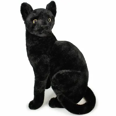 Boone The Black Cat | 14 Inch Stuffed Animal Plush | By Tiger Tale Toys • $14.99