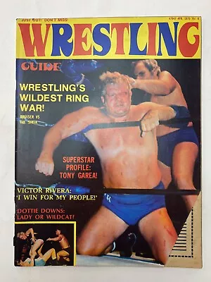 Vintage Wrestling Guide April 1975 Tony Garea COMB SHIP $1 PER MULT • $9.99