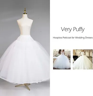 £25.68 • Buy RULTA 8 Layer Hooples Crinoline Petticoat Ball Gown Wedding Dress Underskirt T1