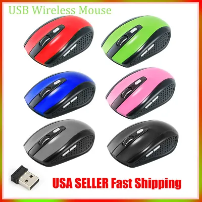 2.4GHz Wireless Mouse Wired USB Mouse For Computers And Laptops US • $8.45