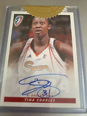 2011 WNBA Rittenhouse Autograph Box Incentive TINA CHARLES PSA • $79.99