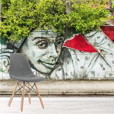 £66.98 • Buy Afro Graffiti Art Wall Mural Wallpaper WS-42526