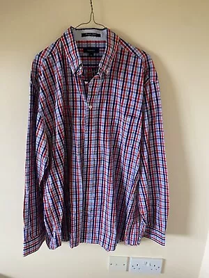 Gant Red/blue Checked Shirt Size 2 XL • £8