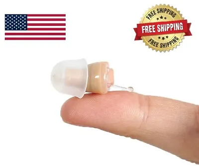 Beige Mini Invisible Hearing Aids Small Voice Amplifier  • $19