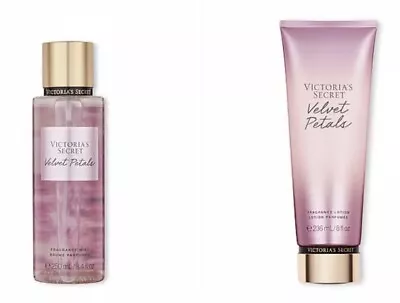 Victoria's Secret VELVET PETALS 8.4 Oz Body Mist And Lotion - NEW • $20.21