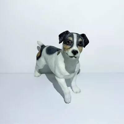 Leonardo Jack Russell 12cm Figurine Terrier Dog Realistic Ceramic Collectible • £14.99