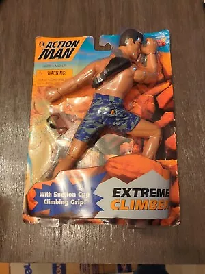 NEW SEALED 12  Action Man Extreme Rock Climber Figure Doll  Hasbro 1999 • $32.99