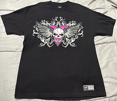 Wwe Authentic Bret The Hitman Hart Logo Black Short Sleeve Shirt Size Large 2008 • $9.99