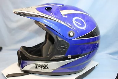 Fox Racing Helmet BLUE SILVER  XL • $75