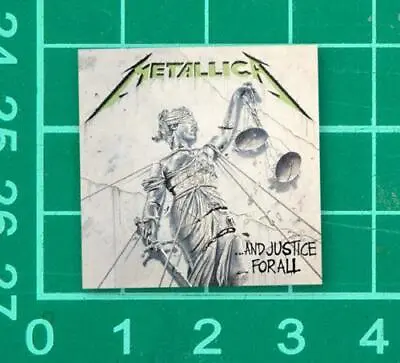 Metallica Logo Sticker White Diecut • £4.71