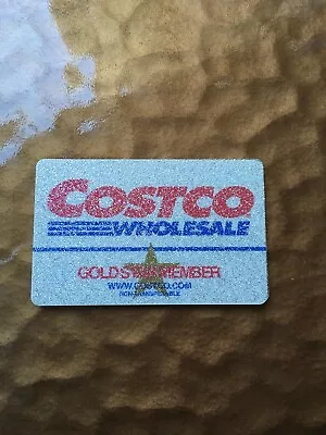 Costco Wholesale Membership Card Glitter Sticker Sparkle Cover Overlay Gift Cash • £9.49