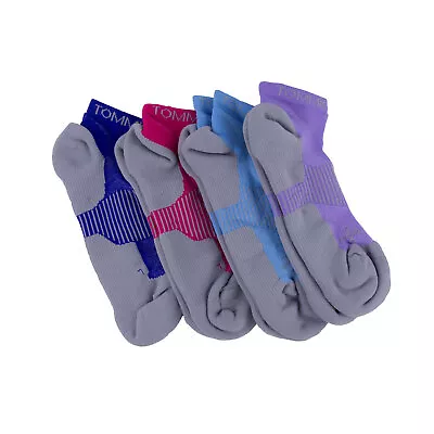 TOMMIE COPPER Women's 4 Pair Pastel Compression Ankle Socks • $19.95