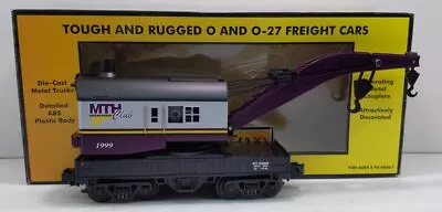 MTH 30-7928 O Gauge MTHRRC 1999 Operating Crane Car LN/Box • $25.19