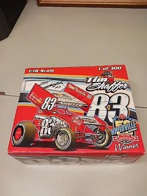 1:18 R&R #83 Tim Shaffer  Knoxville Nationals Winner AUTOGRAPHED BOX ONLY NO CAR • $56