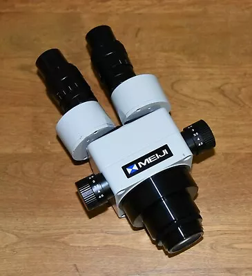 Meiji Japan 0.7-4.5x Binocular Straight Zoom Body StereoMicroscope Z-7100 Great! • $869.99