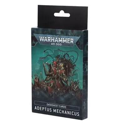 Warhammer 40k - Adeptus Mechanicus Datasheet Cards Games Workshop - New • £12