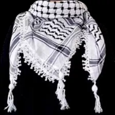 Keffiyeh Shemagh All Original Made In Palestine Arab Scarf Kufiya Arafat Cotton • $30