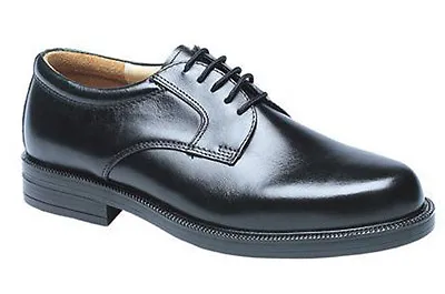 Mens Wide Fitting Shoes Leather Gibson Shoes Uniform Smart Lace Up • £33.98