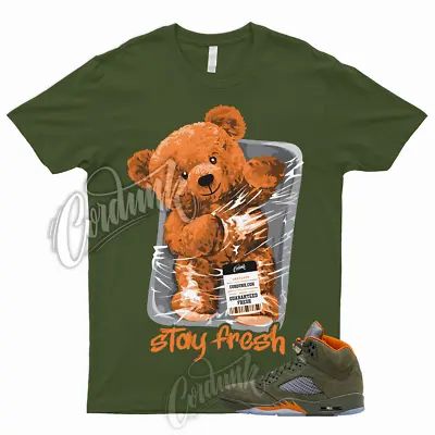 5 Olive Army Solar Orange Black Retro Green Sequoia T Shirt To Match STAY Jordan • $24.29