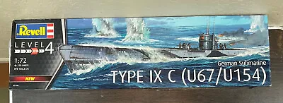 $174.99 • Buy U-Boat Type IX C Revell 1/72 Scale Unassembled Kit#5166 - W/ Figs & Ed Big Pack