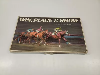 Vintage Win Place & Show Horse Racing Game 3M Sports 1966 (New Condition) • $20.99