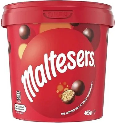 Maltesers Milk Chocolate Snack And Share Party Bucket 465G • $15.80