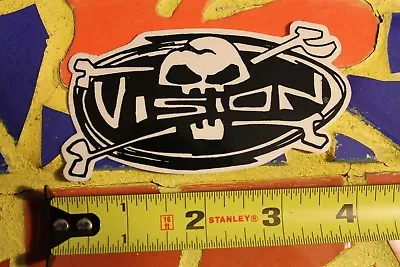 VISION Skateboards Skull Crossbones Gator Skateboarding Vintage Skate STICKER • $10