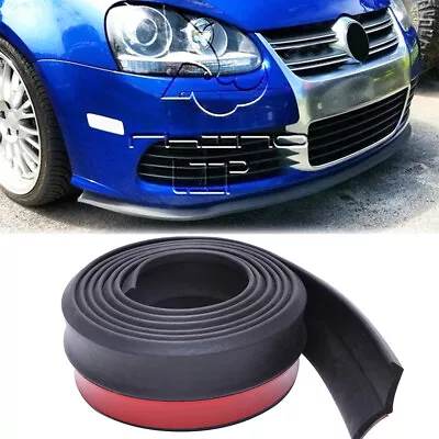 For VW Bora R32 MK1 MK2 MK5 MK6 Cabriolet Spoiler Splitter Rubber Chin Lip Trim • $20.11