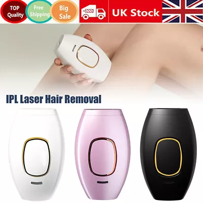 IPL Laser Permanent Hair Removal Device Painless 500000 Flash Pulse Home Use UK • £4.76