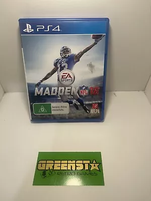 Madden NFL 16 - Playstation 4 PS4 🇦🇺 Seller Free And Fast Postage • $6.99