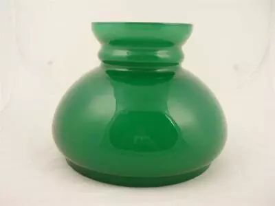 Cased Green Glass Shade By Vianne 7  Fitter • $59.95