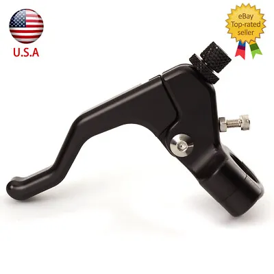 CNC Universal Short Motorcycle Clutch Lever For Stunting (1 Finger Easy Pull) • $22.99