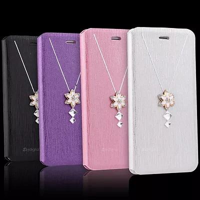 New Diamond Flower Flip TPU Gel Case Cover For Apple IPhone 5 5S 6 6S Plus  • $3.99