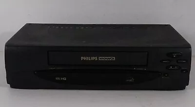 Philips VRA211AT21 VHS VCR 4 Head Player Recorder For Parts Or Repair  • $1.59