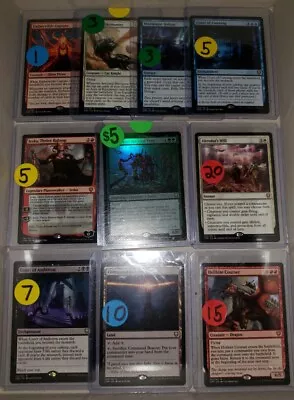 MTG Commander Legends 2020 Rare Mythic Rares Lot Of 10 Cards Mint And Pack Fresh • $78.63