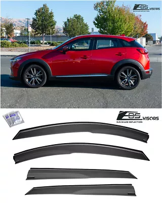 EOS For 16-21 Mazda CX-3 | JDM MUGEN Style Side Window Visors Vents Rain Guards • $32.99