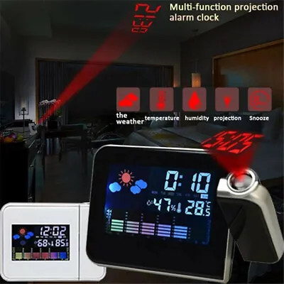 $18.99 • Buy Smart Alarm Clock Digital LED Projector Time Temperature  Projection LCD Display