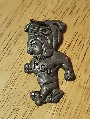 Vintage MSU Mississippi State University Bulldogs Metal Keychain Keyring Rare • $19.99